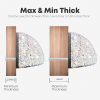 2Pcs Bling Drawer Pulls Flat Cup Pull Handmade Crystal Decoration Knobs Shell Ear Like Handles with Screws for Home Kitchen Bathroom Office Cabinet Dresser Bin Hardware - Image 4