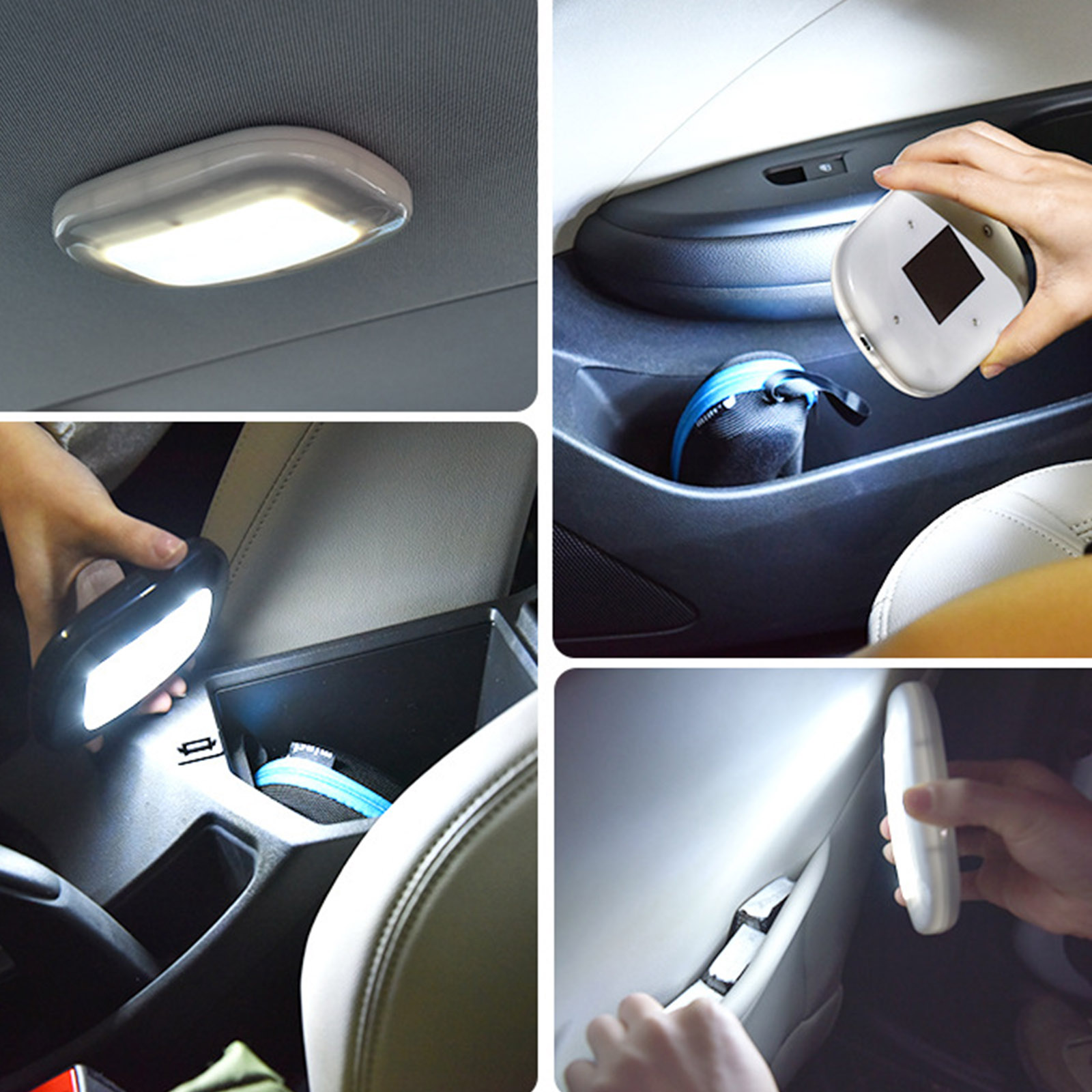 Hidoer Electric Night Lights,Rectangle Car Reading Roof Light Car Atmosphere Interior Decoration Ceiling Lighting - Image 5